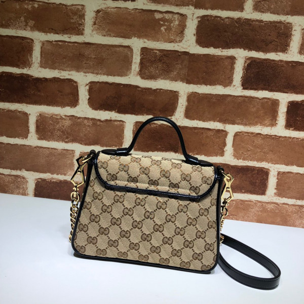 G*u*i gg marmont mini top handle bag