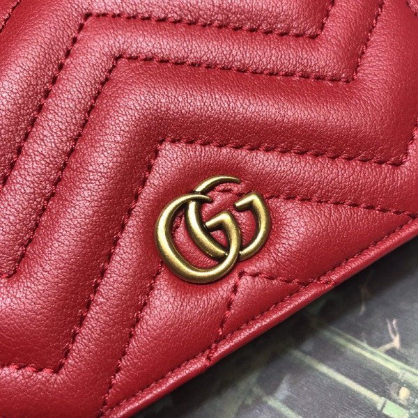 G*u*i gg marmont card case wallet