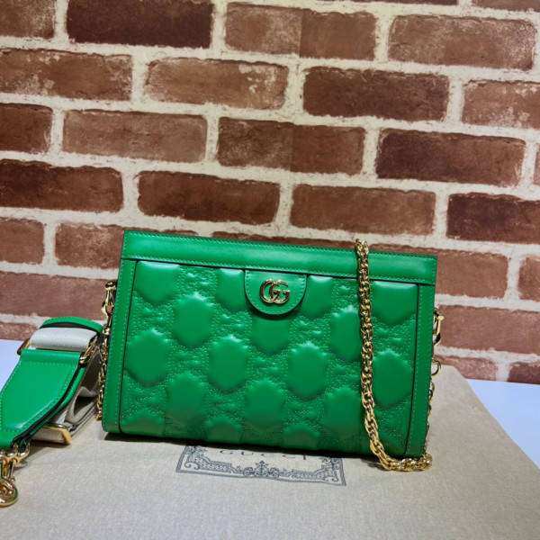 G*u*i gg matelassé leather shoulder bag