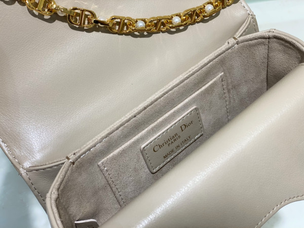 mini D*or jolie top handle bag-19 x 12 x 6 cm