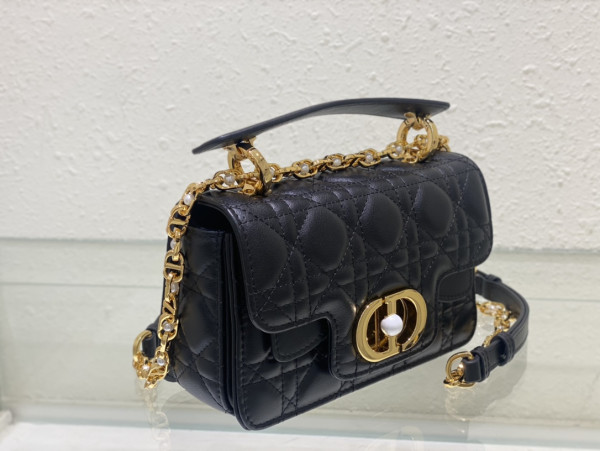 mini D*or jolie top handle bag-19 x 12 x 6 cm